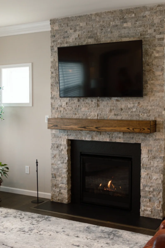 Thorton Fireplace and Bar - Inch by Inch Construction